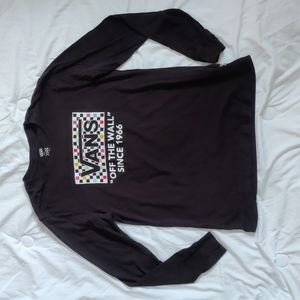 VANS Graphic Long-Sleeve Crew Neck T-Shirt